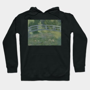 The Water Lily Pond - Monet Drawing Hoodie